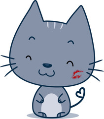 Cat Kiss Mark
