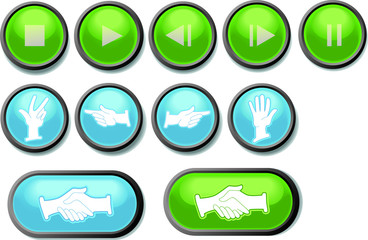 vector buttons
