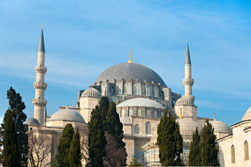 Süleymaniye Mosque , Istanbul, Turkey.