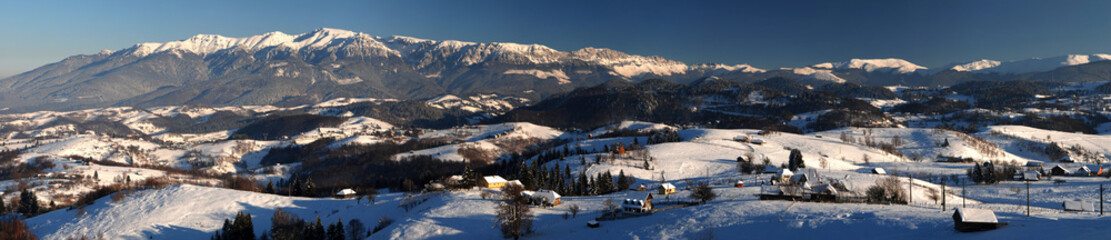 Bucegi and Bran countryside, Romania landmark