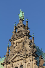 Detailaufnahme Hamburger Rathaus