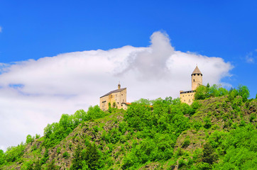 Fototapeta na wymiar Sterzing Burg Sprechenstein - Sterzing castle Sprechenstein 04