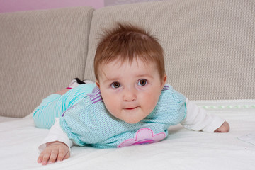 Fototapeta premium Sweet baby girl
