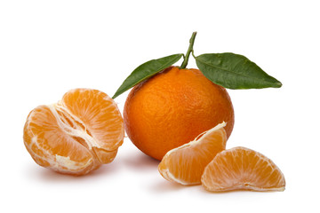 ripe tangerines
