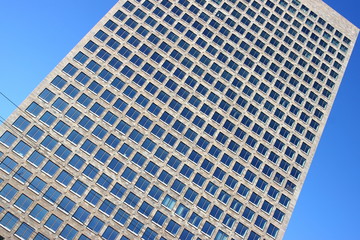 Hochhaus Fassade abstrakt