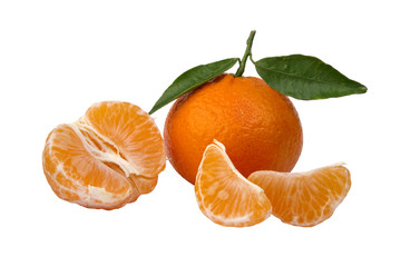 ripe tangerines