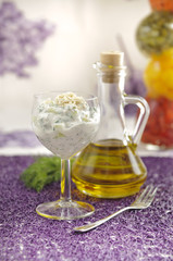 Traditional Bulgarian Salad Snezhanka