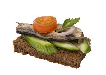 danish open sandwich