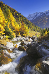 Lötschental, Wallis, Schweiz, Europa