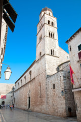 Church St.Jeronim in main street, Sradun, Dubrovnik, Croatia