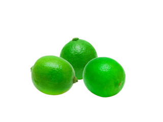 lime isolated on white background
