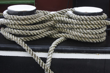 Fototapeta premium Maritime Details im Hafen von Eckernförde