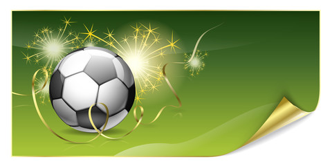 Abstract background for design on a football theme