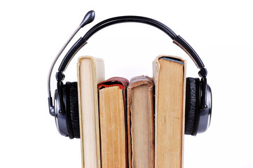 books in headsets