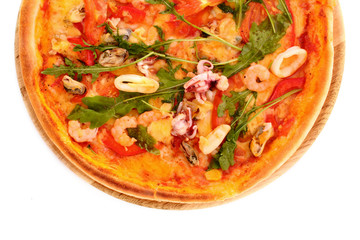 Pizza isolated on white