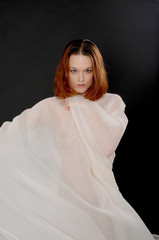 Naklejka premium Nude Dancing Girl