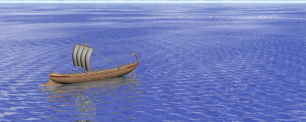 Ancient Greek Ship © Paul Moore