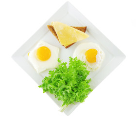 eggs and gold cheese