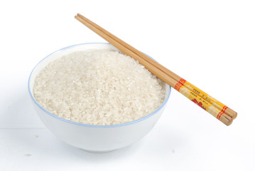 Tableware and rice