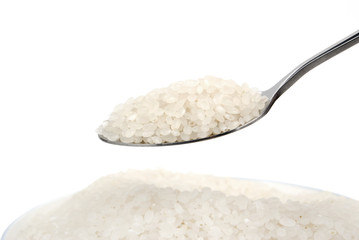 Tableware and rice