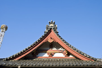Obraz premium roof japanese temple