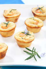 Shrimp and Rosemary muffins