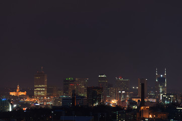 Fototapeta na wymiar Nashville w nocy