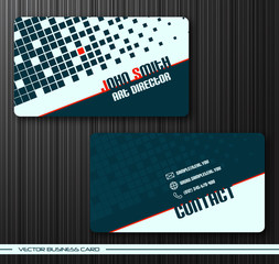 Set of creative business cards