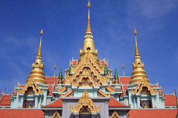 Fototapeta premium Thai stupa at north of Thailand
