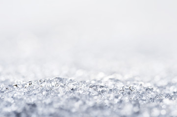 Obraz premium Neige vue de près
