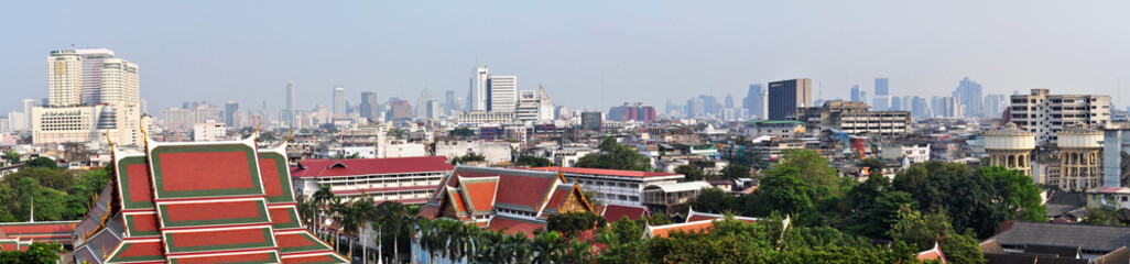 Obraz premium panorama bangkok thailand asien