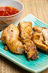 thai food Roasting chicken