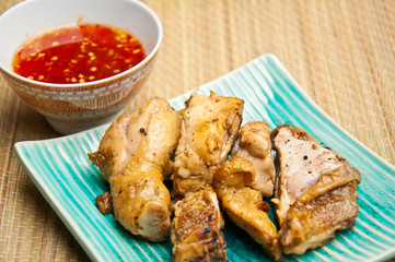 thai food Roasting chicken