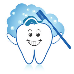 Healthy White Tooth Brushing