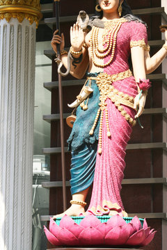 Indian angel statue.