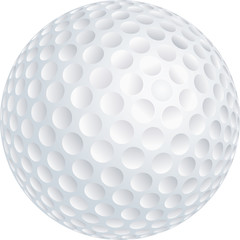 Golf ball vector