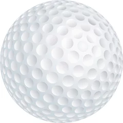 Zelfklevend Fotobehang Bol Golfbal vector