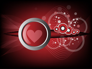 Heart modern background