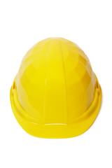 yellow protective helmet