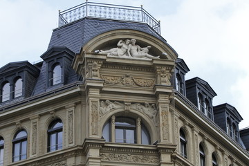 Fototapeta na wymiar Stary budynek w Frankfurcie