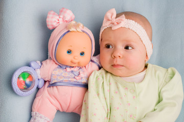 baby and doll