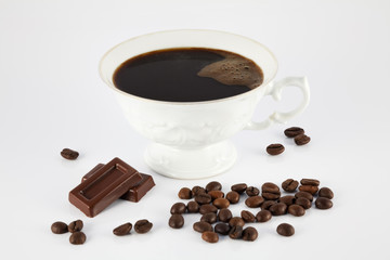 white cup