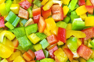 Peperoni a Fette close up