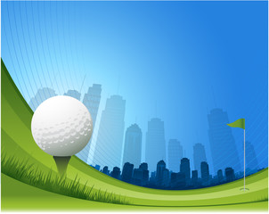 golf background illustration