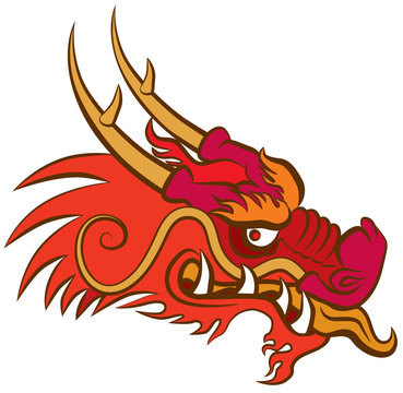 Dragon red head