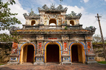Entrance of Citadel, Hue, Vietnam.