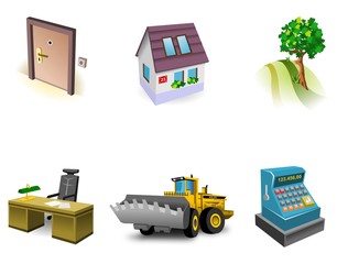 Real Estate icon set