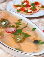 Aspic from salmon © Fanfo