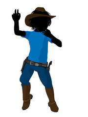 Teen Cowboy Illustration