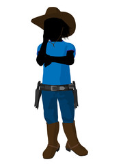Teen Cowboy Illustration